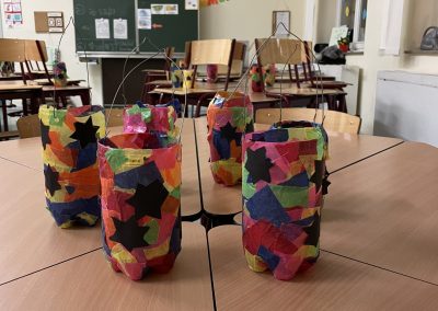 Laternenbasteln in der Elefantenklasse
