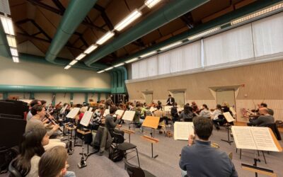 Die 4a und 4b besuchen eine Probe des Wuppertaler Sinfonieorchesters